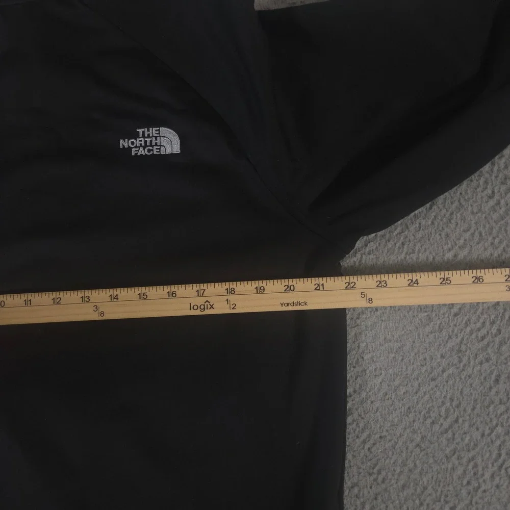 The North Face Jacket Mens Medium Black Tech Full-Zip Fleece Siteimprove Logo